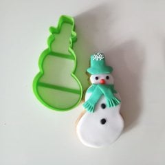 Snowman cookie mold - 2