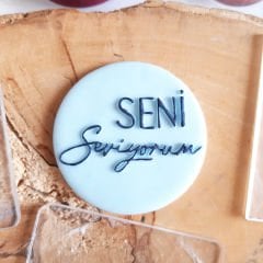 Seni Seviyorum - 6 Kabartma Baskı