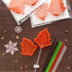 Çam Ağacı Lolipop Çıngırak Kalıp