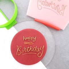 Happy Birthday Embossing