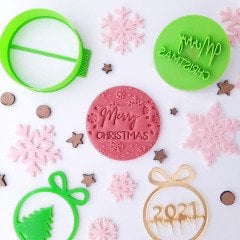 Merry Christmas Baskı (Embosser)