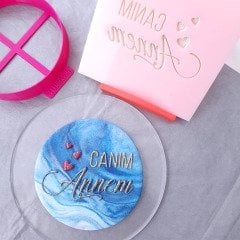 Canım Annem-1 Kabartma Baskı