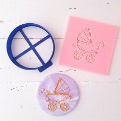 Bebek Arabası (Puset) Kabartma Baskı