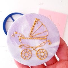 Bebek Arabası (Puset) Kabartma Baskı