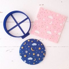 Yıldızlı Gökyüzü Doku Kabartma Baskı