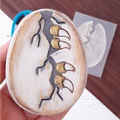 Dinazor Yumurtası Kabartma Baskı