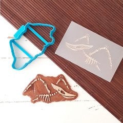 Dinazor Fosil - 1 Kabartma Baskı Set