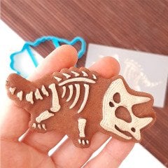 Dinazor Fosil - 2 Kabartma Baskı Set