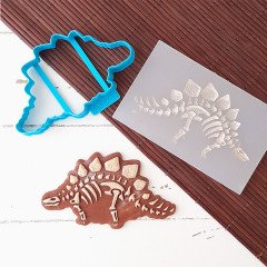 Dinazor Fosil - 4 Kabartma Baskı Set