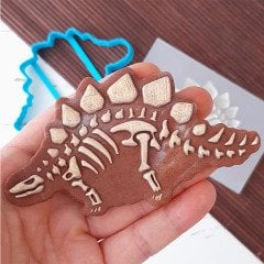 Dinazor Fosil - 4 Kabartma Baskı Set