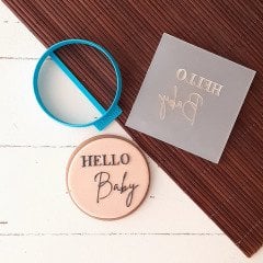 Hello Baby Kabartma Baskı