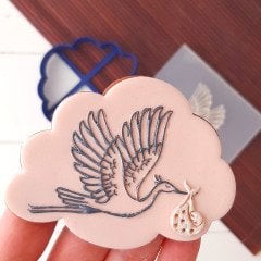 Leylek Kabartma Baskı