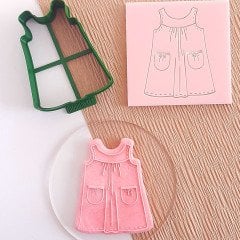 Kız Bebek Tulum Kabartma Baskı Set