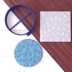 Bebek Tema Doku Kabartma Baskı