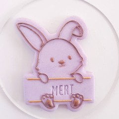 Tatlı Tavşan Kabartma Baskı Set