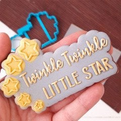 Twinkle Little Star Kabartma Baskı Set - 2