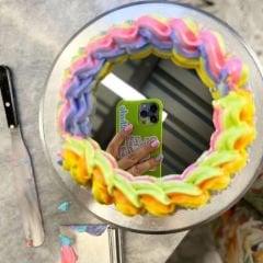 SelfieCake Yuvarlak Ayna Pleksi