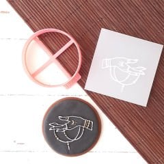 Sihirli El Kurabiye Kabartma Baskı Kalıbı