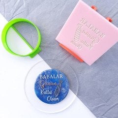 Babalar Günün Kutlu Olsun Kabartma Baskı