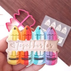 4'lü Kalem Kabartma Baskı