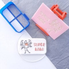 Süper Baba Kabartma Baskı