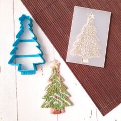 Çam Ağacı-2 Kabartma Baskı Set