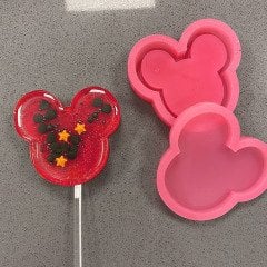 Minnie-Mickey Lolipop Çıngırak Kalıp