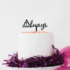 Plexiglass Cake Topper - Always