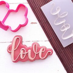 Love Set - 4 Sevgililer Günü Kabartma Baskı