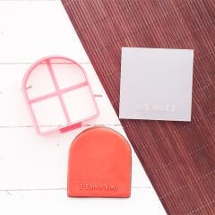 I Love You - 4 Sevgililer Günü Kabartma Baskı