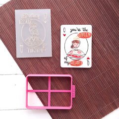 Love Queen Sevgililer Günü Kabartma Baskı