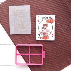Love Queen Sevgililer Günü Kabartma Baskı