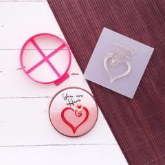 You are Here Sevgililer Günü Kabartma Baskı