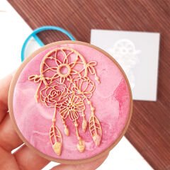 Düş Kapanı Kurabiye Kabartma Baskı Kalıbı