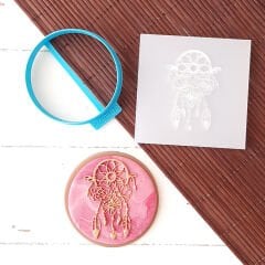 Düş Kapanı Kurabiye Kabartma Baskı Kalıbı