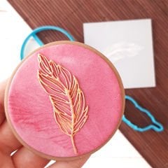 Mini Tüy Kurabiye Kabartma Baskı Kalıbı