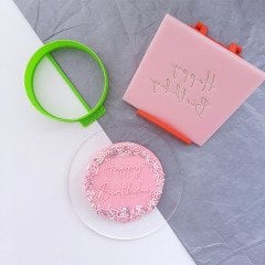 Happy Birthday-4 Kabartma Baskı