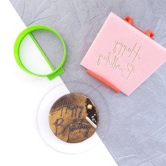 Happy Birthday-5 Kabartma Baskı