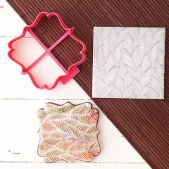 Tüy Doku Kurabiye Kabartma Baskı Kalıbı