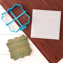 Boho Doku-2 Kurabiye Kabartma Baskı Kalıbı