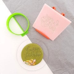 Happy Birthday-9 Kabartma Baskı