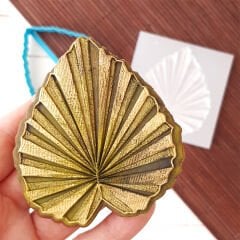 Palmiye Yaprak Kurabiye Kabartma Baskı Kalıbı Set