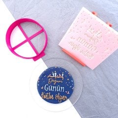 Doğum Günün Kutlu Olsun Kabartma Baskı