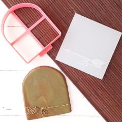 Boho Ok Kurabiye Kabartma Baskı Kalıbı