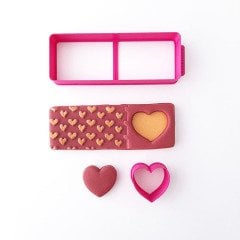 Kalpli Dikdörtgen Kurabiye Kalıbı