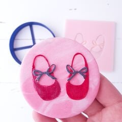 Rugan Ayakkabı Kabartma Baskı