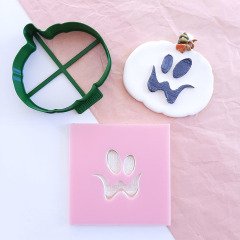 Balkabağı Suratı-4 Kurabiye Kabartma Baskı Kalıbı