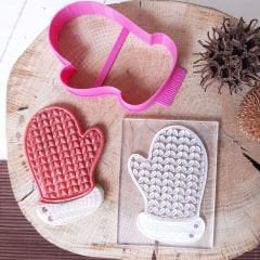 Pufidik Eldiven Kabartma Baskı Set