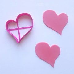 Asymmetric Heart cookie cutter