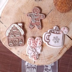 Tatlı Yılbaşı Kabartma Baskı Set